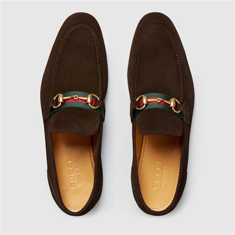 men's loafer with horsebit gucci|gucci moccasins suede men's loafers.